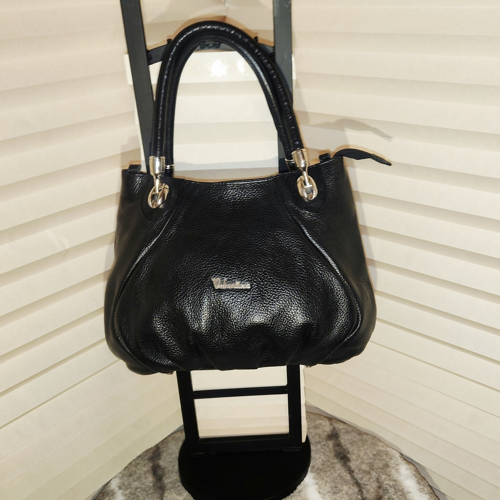 Valentina Elegant Black Shoulder Bag
